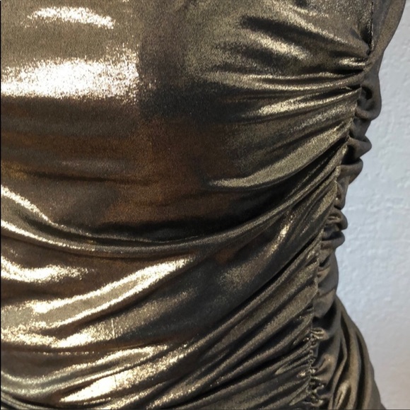 Metallic Gold Kendall & Kylie Dress - Picture 2 of 6